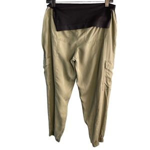 a. Glow‎ Maternity Cargo Belly Support Lightweight Loose Fit Pants M